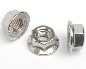 M6 HEX SERRATED FLANGE NUT DIN 6923 A4 ST/ST