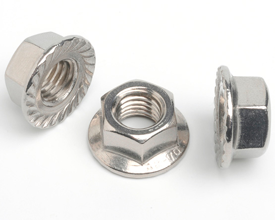 M6 HEX SERRATED FLANGE NUT DIN 6923 A4 ST/ST