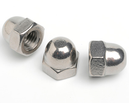 Stainless Steel Hexagon Domed Nuts