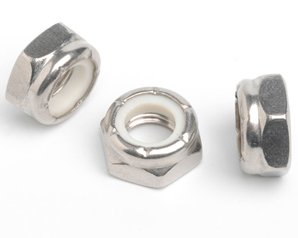 Stainless Steel Nylon Insert Nuts Thin Type