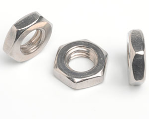 M22 HEXAGON THIN NUT LEFT HAND THREAD DIN 439 A4 ST/ST