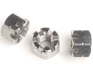 M36 HEXAGON CASTLE NUT DIN 935 A4 ST/ST