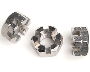 M18 HEXAGON CASTLE NUT THIN TYPE DIN 937 A2 ST/ST