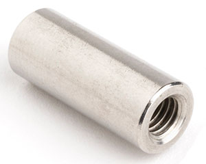 M6 X 25 ROUND CONNECTOR NUT (10MM DIAMETER) A2 ST/ST