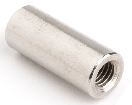 M6 X 25 ROUND CONNECTOR NUT (10MM DIAMETER) A2 ST/ST
