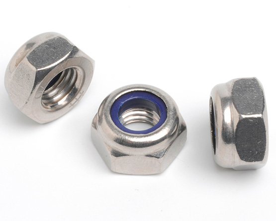 M10 X 1.0 NYLON INSERT NUT DIN 985 A2 ST/ST