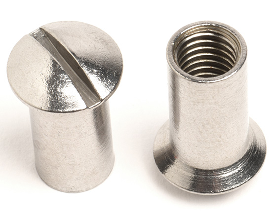 M4 X 12 SLOT RAISED CSK SLEEVE NUT A4 ST/ST