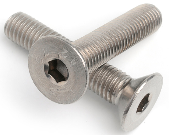 5/16-18 X 2 SOCKET CSK ANSI B18.3 A4 ST/ST