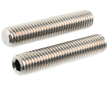 Stainless Steel Socket Set Screws Flat Point