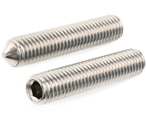 M4 X 5 SOCKET SET SCREW CONE POINT DIN 914 A2 ST/ST