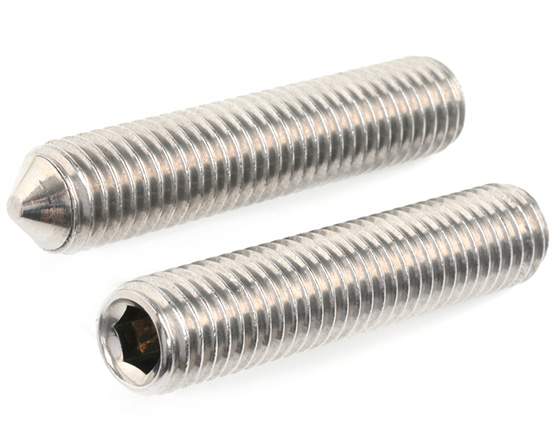 M4 X 5 SOCKET SET SCREW CONE POINT DIN 914 A2 ST/ST