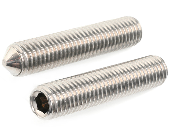 1/4-20 X 1/2 SOCKET SET SCREW CONE POINT ANSI B18.3 A2 ST/ST