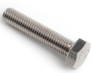 1"-8 X 2.1/2 HEXAGON SET SCREW ANSI B18.2.1 A4 ST/ST
