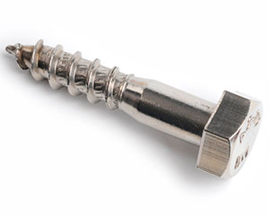 8 X 130 HEXAGON COACH SCREW DIN 571 A2 ST/ST