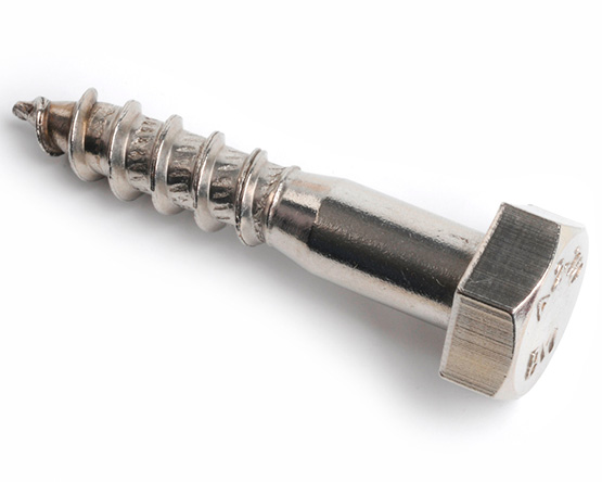 8 X 130 HEXAGON COACH SCREW DIN 571 A2 ST/ST