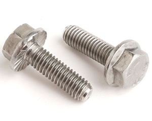M10 X 100/100 SERRATED FLANGED HEXAGON BOLT DIN 6921 A2 ST/ST