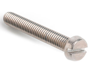 M1.0 X 2 SLOT CHEESE MACHINE SCREW DIN 84 A2 ST/ST