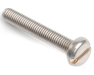 1-64 X 1/8 SLOT PAN HEAD SCREW ANSI B18.6.3 A2 ST/ST