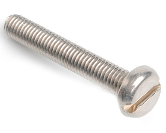 1-64 X 1/8 SLOT PAN HEAD SCREW ANSI B18.6.3 A2 ST/ST