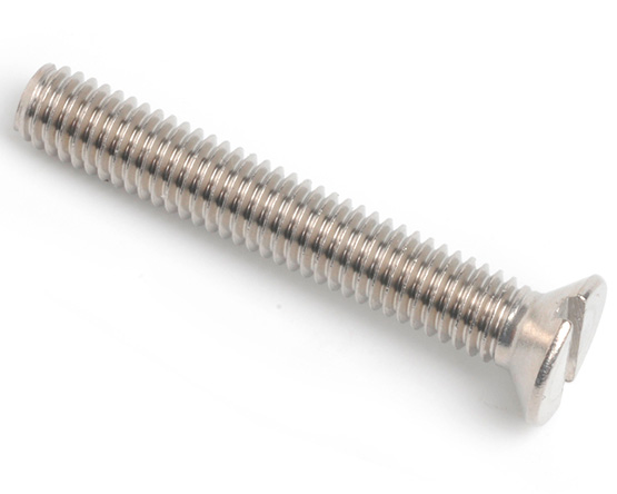 M5 X 90 SLOT CSK MACHINE SCREW DIN 963 A4 ST/ST