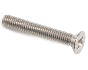 M3 X 20 POZI CSK MACHINE SCREW DIN 965Z A2 ST/ST