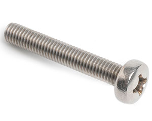 4-40 X 5/8 PHILLIPS PAN HEAD SCREW ANSI B18.6.3 A2 ST/ST