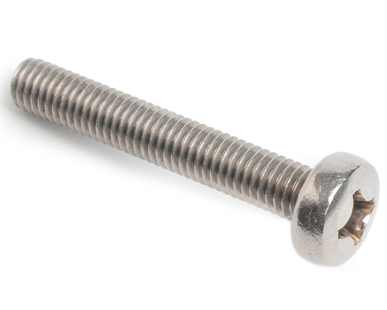 6-32 X 1/2 PHILLIPS PAN HEAD SCREW ANSI B18.6.3 A2 ST/ST