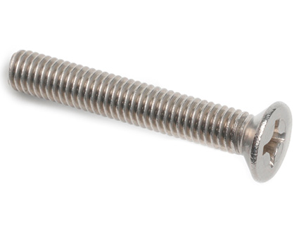 Stainless Steel Phillips Countersunk Machine Screws