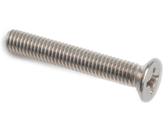 2-56 X 5/16 PHILLIPS CSK HEAD SCREW ANSI B18.6.3 A2 ST/ST