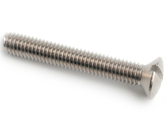 M5 X 16 SLOT RAISED CSK MACHINE SCREW DIN 964 A2 ST/ST