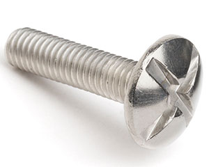 M6 X 20 CROSS-SLOT MUSHROOM HD SCREW (NF E 25-129) A2 ST/ST