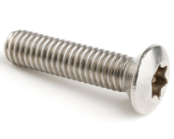 M6 X 20 TX30 RAISED CSK MACH SCREW ISO 14584 A4 ST/ST