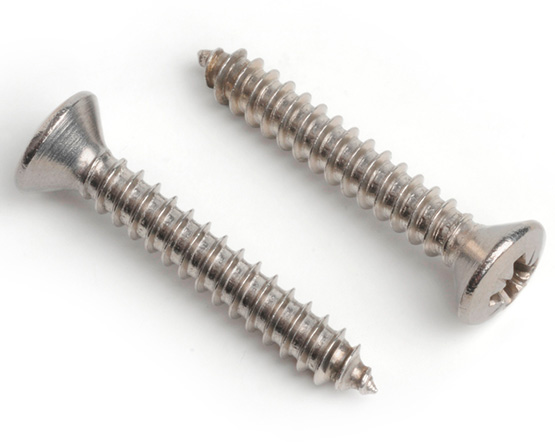 3.5 X 6.5 POZI RAISED CSK TAP SCREW DIN 7983C Z A4 ST/ST