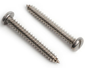 3.9 X 6.5 SLOT PAN TAPPING SCREW DIN 7971C A2 ST/ST