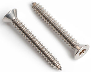 2.9 X 6.5 TX8/10 CSK TAPPING SCREW DIN 7982C A2 ST/ST
