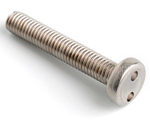 M6 X 10 2HOLE TH8 PAN SECURITY SCREW A2 ST/ST