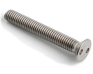 M4 X 12 2HOLE TH5 CSK SECURITY SCREW A2 ST/ST