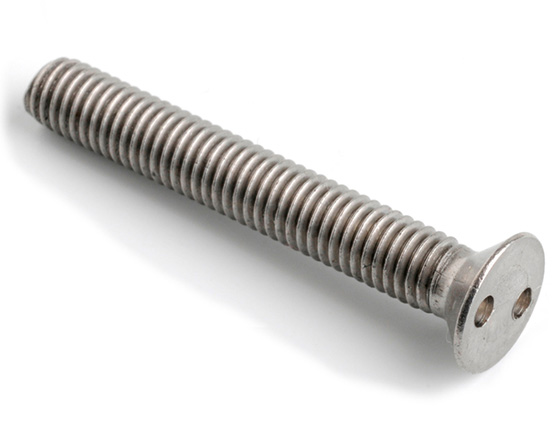 M4 X 12 2HOLE TH5 CSK SECURITY SCREW A2 ST/ST