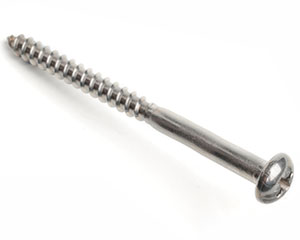 4.5 X 50 POZI ROUND WOODSCREW DIN 7996Z A2 ST/ST