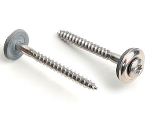 4.5 X 25 TX20 RAISED WOODSCREW 15MM SEALING WASHER A2 ST/ST