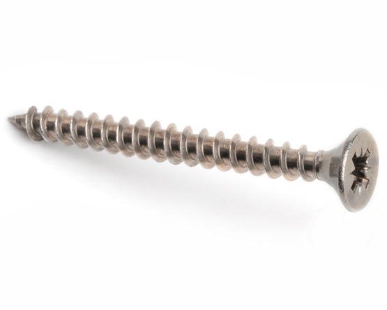 5.0 X 65/65 POZI CSK CHIPBOARD SCREW A2 ST/ST