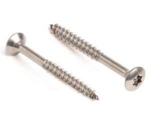 4.5 X 80 TX20 RAISED CSK CHIPBOARD SCREW A4 ST/ST