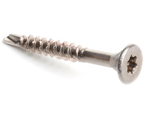 4.0 X 45 TX20 CSK SELF DRILL CHIPBOARD SCREW A2 ST/ST