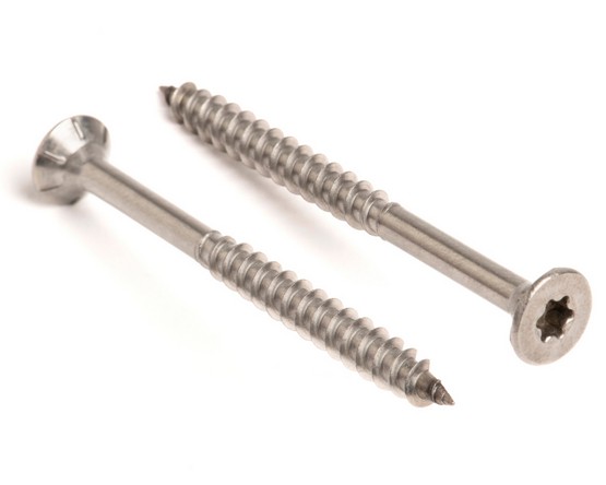4.0 X 70 TX20 CSK CUTTING TIP CHIPBOARD SCREW A2 ST/ST