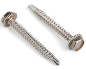 3.9 X 25 HEXAGON WASHER SELF DRILL SCREW DIN 7504K A4 ST/ST
