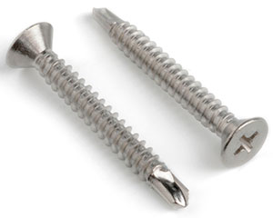 2.9 X 9.5 PHILLIPS COUNTERSUNK DRILL SCREW DIN 7504P A2 ST/ST