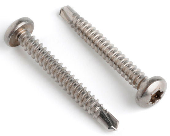 4.8 X 19 TX25 PAN SELF DRILL SCREW DIN 7504N A2 ST/ST
