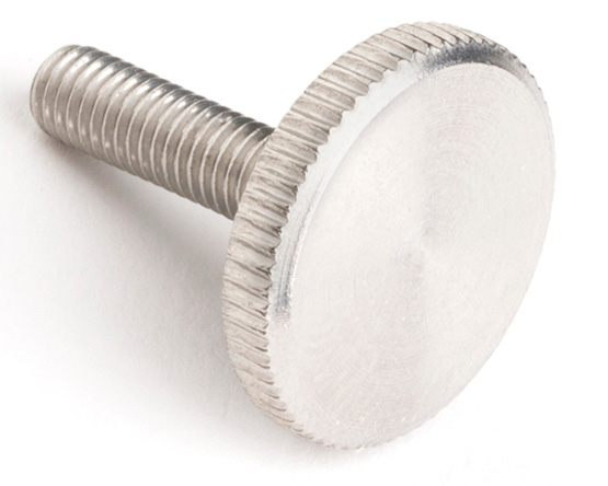 M3 X 20 KNURLED THUMB SCREW THIN TYPE DIN 653 A1 ST/ST