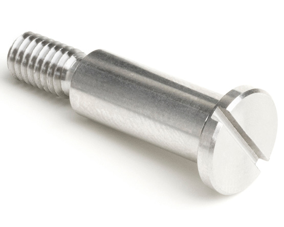 8.0 (M6) X 20 ULTRA LOW HEAD SLOT SHOULDER SCREW A4 ST/ST