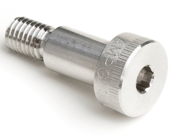 5.0 (M4) X 40 KNURLED SOCKET SHOULDER SCREW A2 ST/ST